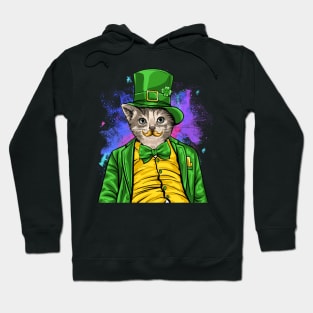 Cool cat st patrick's day Hoodie